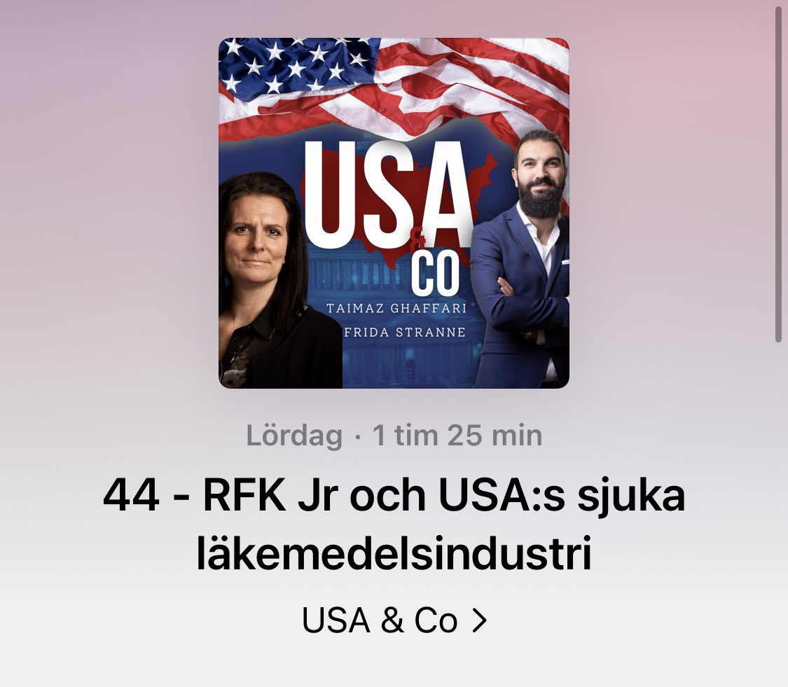 TaimazGhaffari's tweet photo. Vi tittar närmare på USA:s största departement, läkemedelsreklam, pandemihaveri, media och tech-bolagens påverkan, Trumps bristande ledarskap och RFK:s kritik och framtida mål.
Nytt avsnitt av USA & Co ute 🎙️🎉🌟🚨
#usaCo #hhs #rfk https://t.co/c2Yp48gJNv