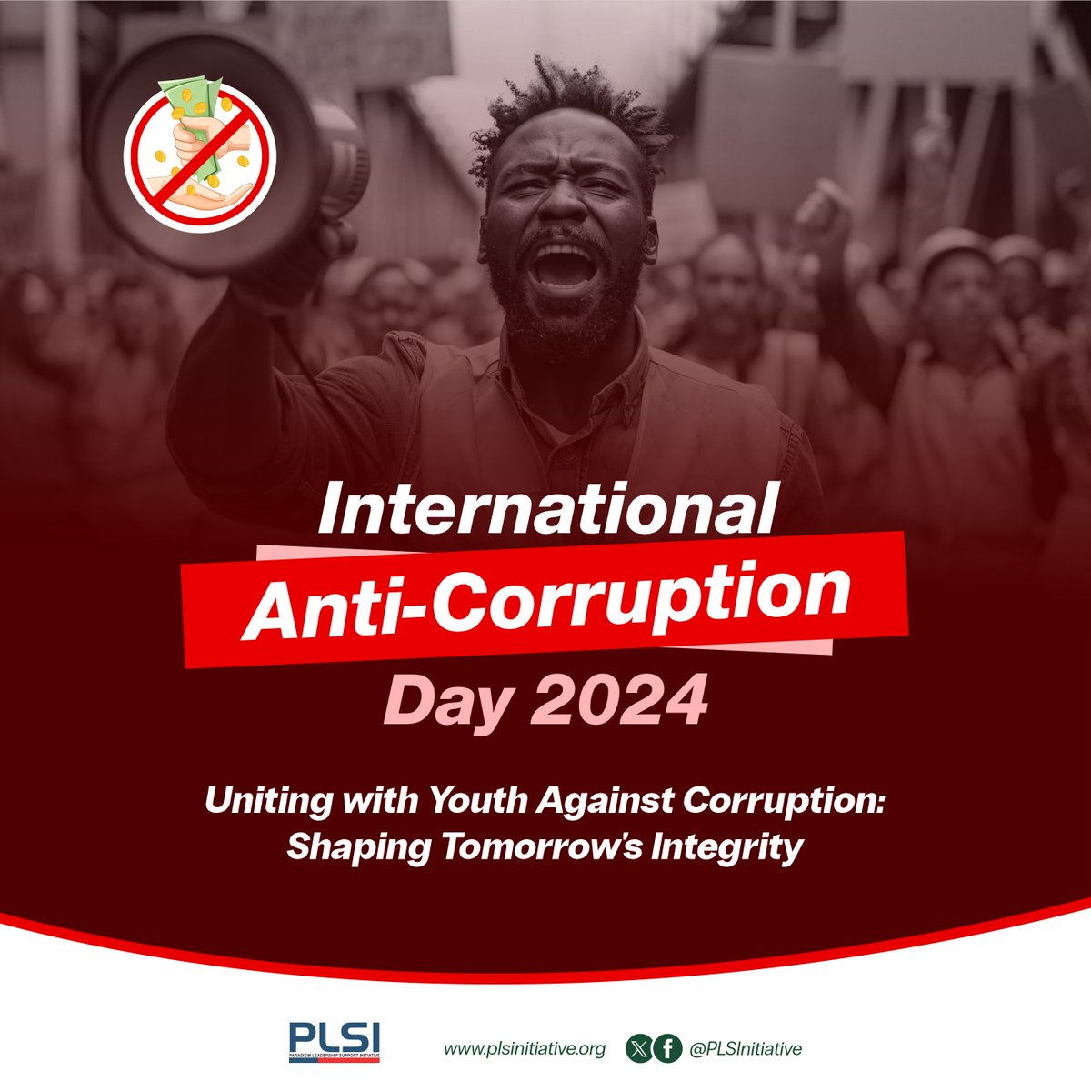PLSInitiative's tweet photo. Corruption steals resources, stifles opportunities, and erodes trust in governance, but the energy, innovation, and commitment of youth can turn the tide!

At PLSI, we remain committed to empowering young people with the digital tools and platforms needed to challenge corruption and foster a culture of integrity. Together, let’s take bold steps to protect our shared future.

#AntiCorruptionDay #YouthAgainstCorruption