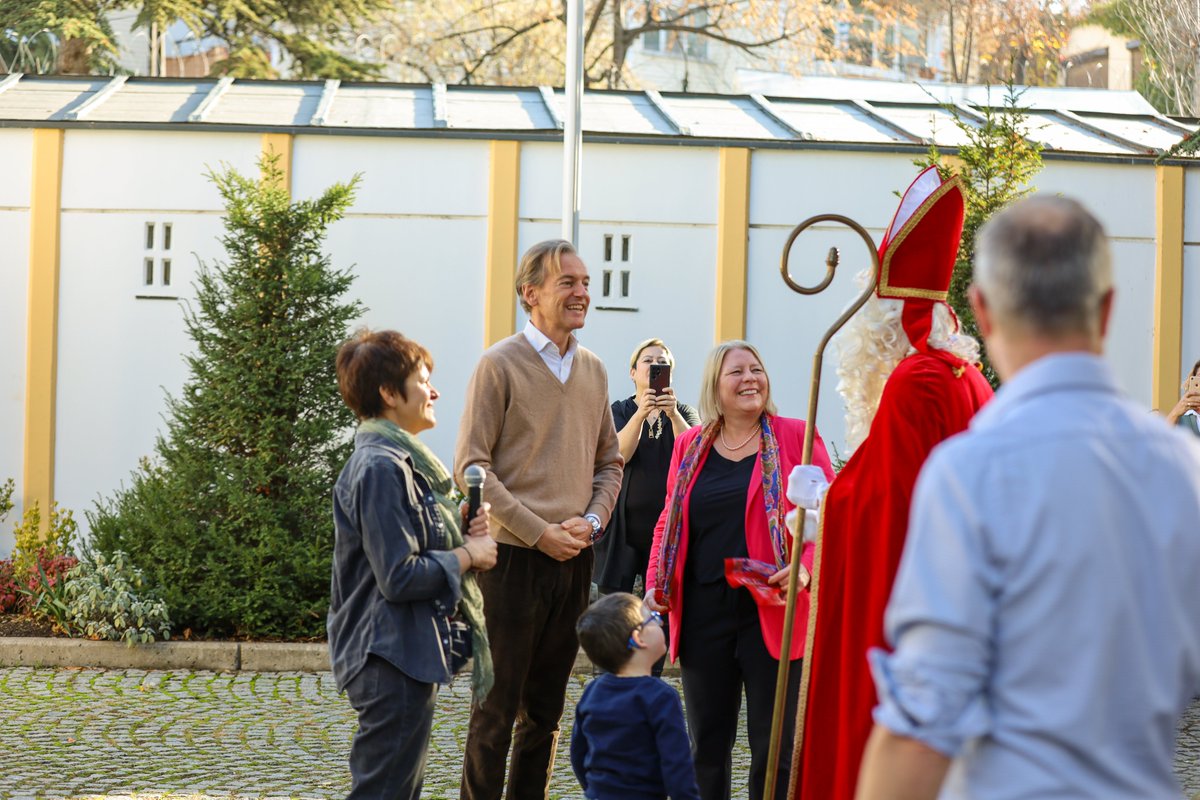 🎅✨ A heartwarming Belgian-Dutch celebration of Saint Nicholas at the Netherlands Ambassador's residence in Ankara! 🌟 A magical day filled with tradition, joy, and laughter, creating unforgettable memories for the little ones. 🎁👧🧒

#SaintNicholas #CulturalHarmony #Ankara