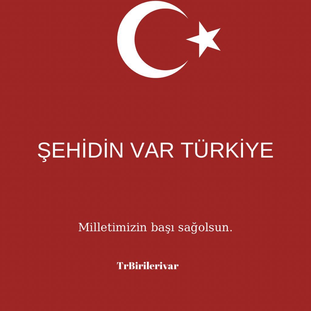 TrBirilerivar's tweet photo. “ŞEHİDİN VAR TÜRKİYE“

Isparta'da askeri helikopter düştü, 4 Askerimiz Şehit oldu.

Türk milletinin başı sağ olsun. https://t.co/dbBN0Kkxtf