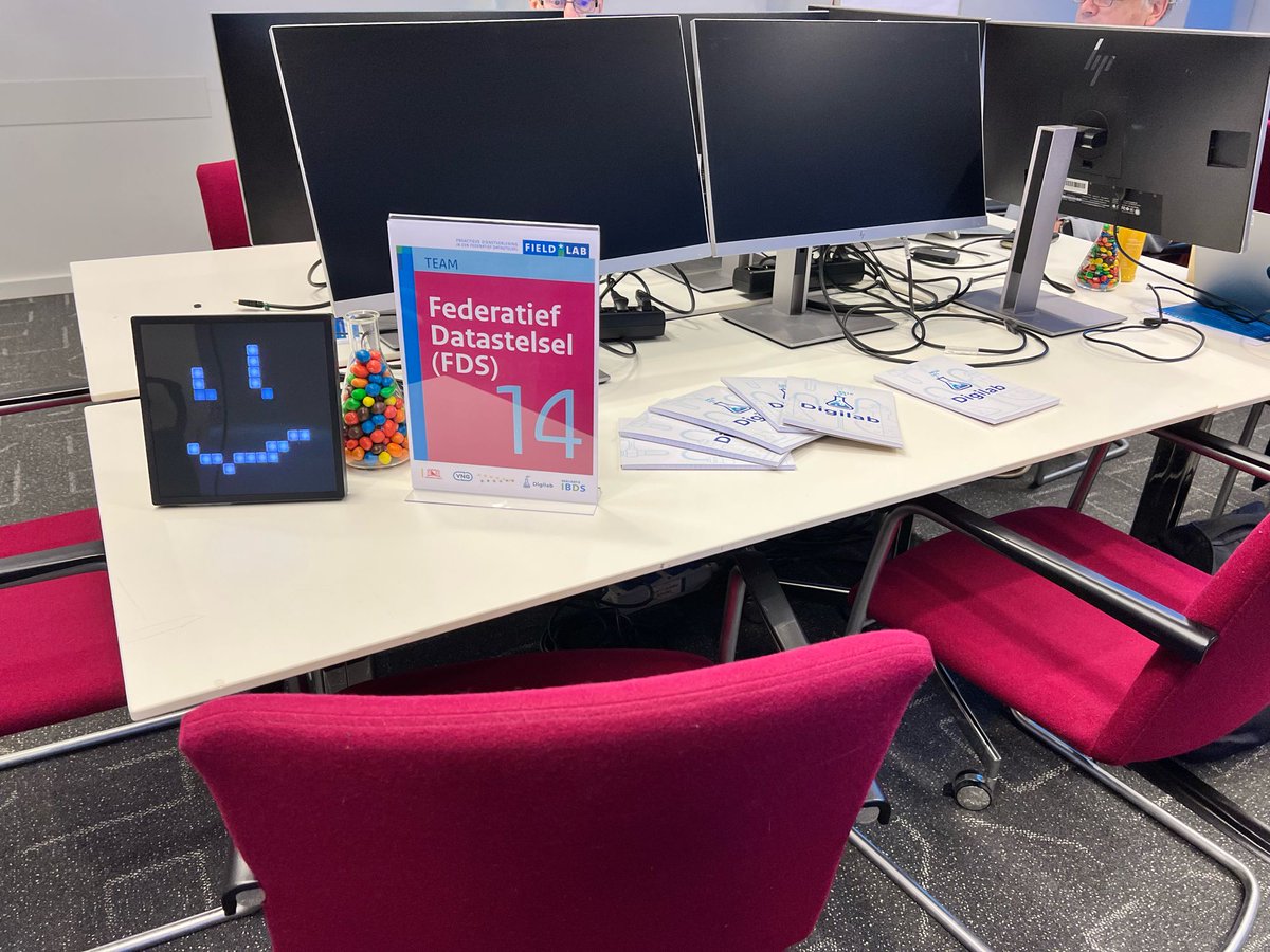 mndell's tweet photo. We zijn er! 

#Overheid #VerantwoordDataGebruik #ProactieveDienstverlening #Digilab #FDS #IBDS #FederatiefDataStelsel #Fieldlab #Digilab https://t.co/1dWEe16J3E
