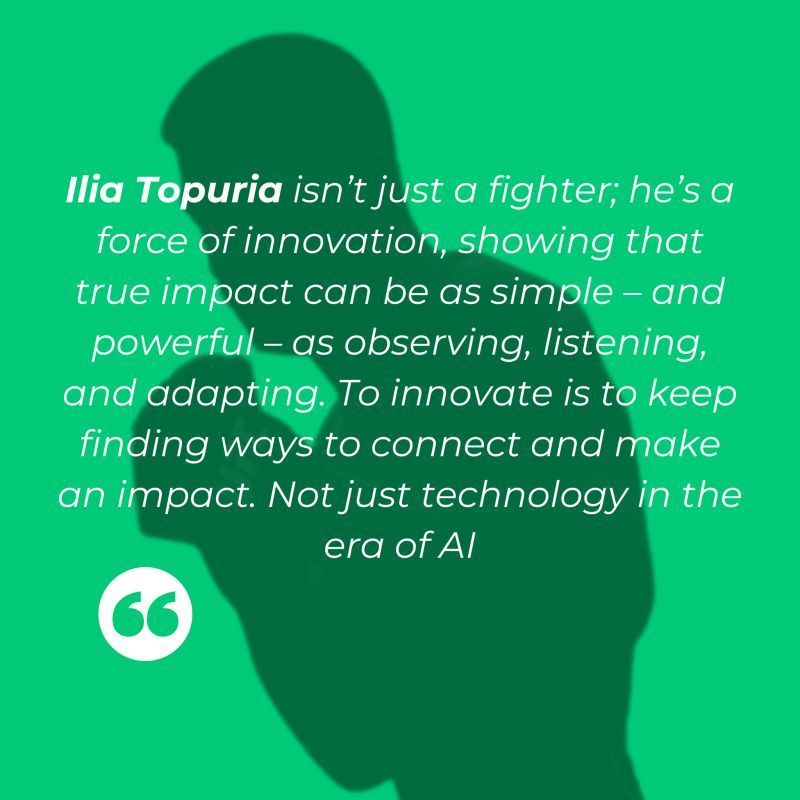 AsierGlez's tweet photo. 🌟 The Power of Storytelling and Simplicity in Innovation 🌟
Innovation isn’t just about groundbreaking technology—it’s about observing, listening, and adapting. 💡
One perfect example? #IliaTopuria. More than an athlete, he’s a symbol of hard work and 
#Innovation #Storytelling https://t.co/CCMbnNN2kJ