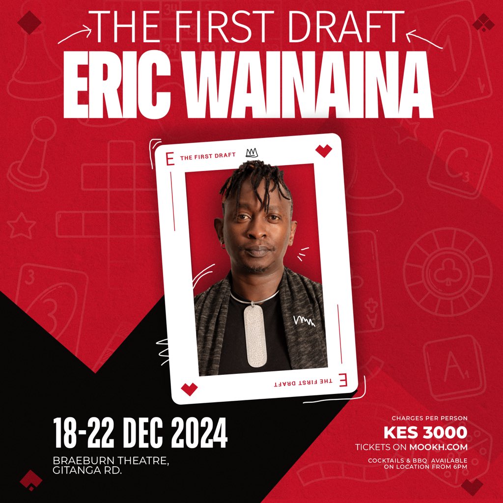 EricWainaina's tweet image. After a bit of a hiatus,
I'm excited to bring you all a beautiful project I have been working on. A cocktail of music & stories from the short time I have been here.
The First Draft!
The first of Many!
You are going to love this.
Get your tickets to the event, link in my bio.