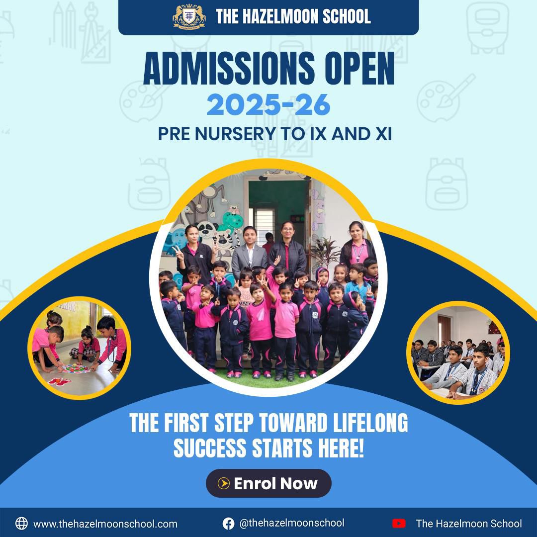 HazelmoonSchool's tweet image. ADMISSIONS OPEN 
PRE NURSERY TO IX AND XI

Give your ward the best!

#admissionsopen #thms