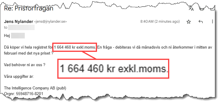 nylanderjens's tweet photo. Myndigheter säljer dyr information som sedan blir inlåsta hos gamla bolag, system och prismodeller. Informationen kommer inte allmänheten och media tillgodo fullt ut. Därför säger vi ja till alla avgifter. https://t.co/V2ozNyJuub