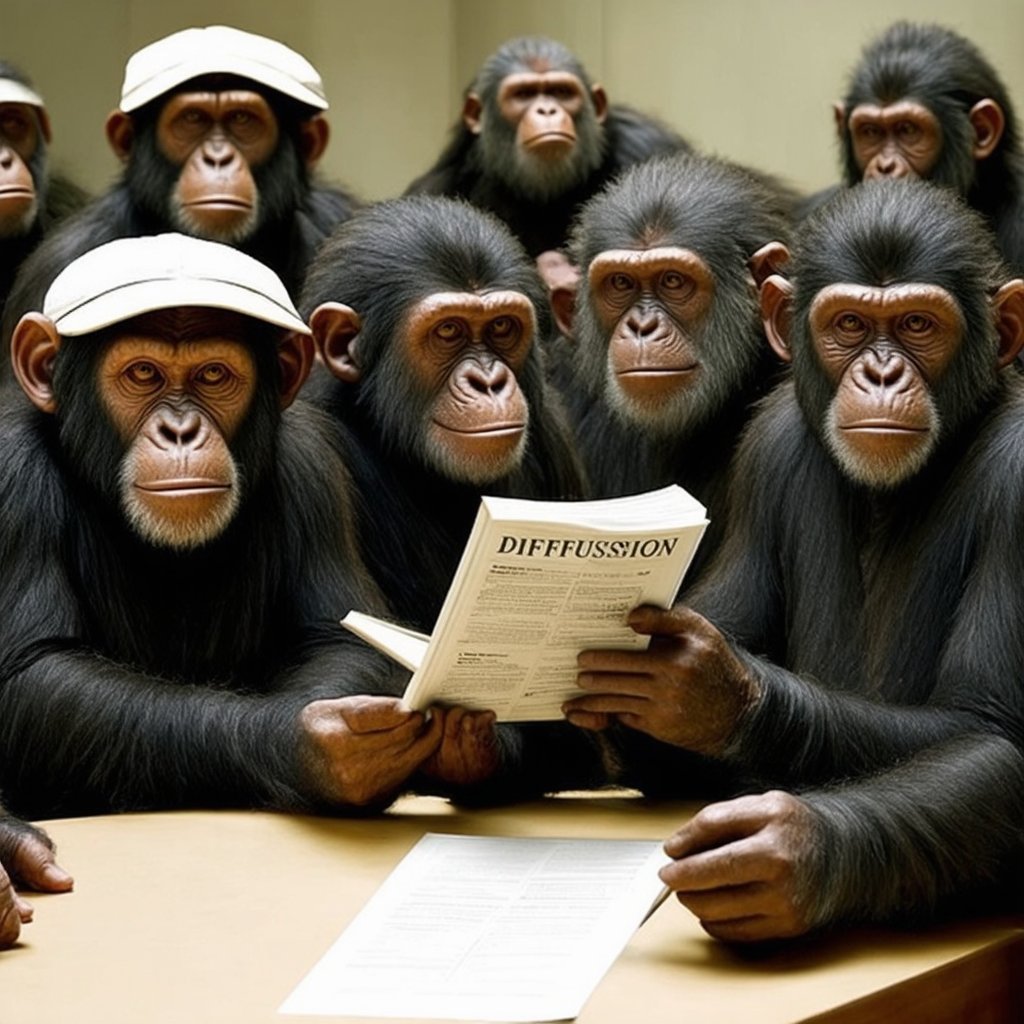 kamilrdeja's tweet photo. Together with my grad students and collaborators, we are launching a bi-weekly reading club about diffusion models. We'll meet every second Thursday at 15:00. Please join us in the spirit of "apes strong together" either at the Uni or online. More details in the comment https://t.co/RPKUV1IwUh
