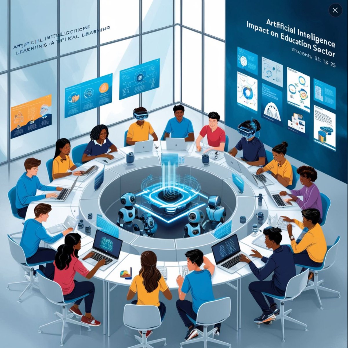 Claauu333's tweet photo. 🤖 La IA està revolucionant l’educació: personalització de l’aprenentatge, accés global a recursos i noves formes de col·laborar. 🌍 Però també planteja reptes com la bretxa digital i la privacitat de dades. El futur? Inclusiu i connectat. 💡 #COMUBM2 https://t.co/f3rsFcIVCj