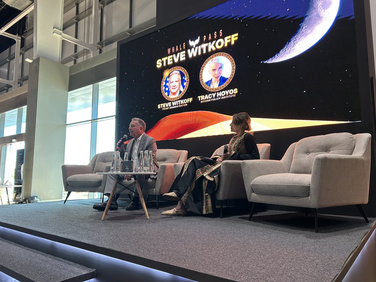 BitcoinMagazine's tweet image. JUST IN: Trump’s Middle East Envoy Steve Witkoff says, “The whole world is under-allocated” to #Bitcoin 🙌