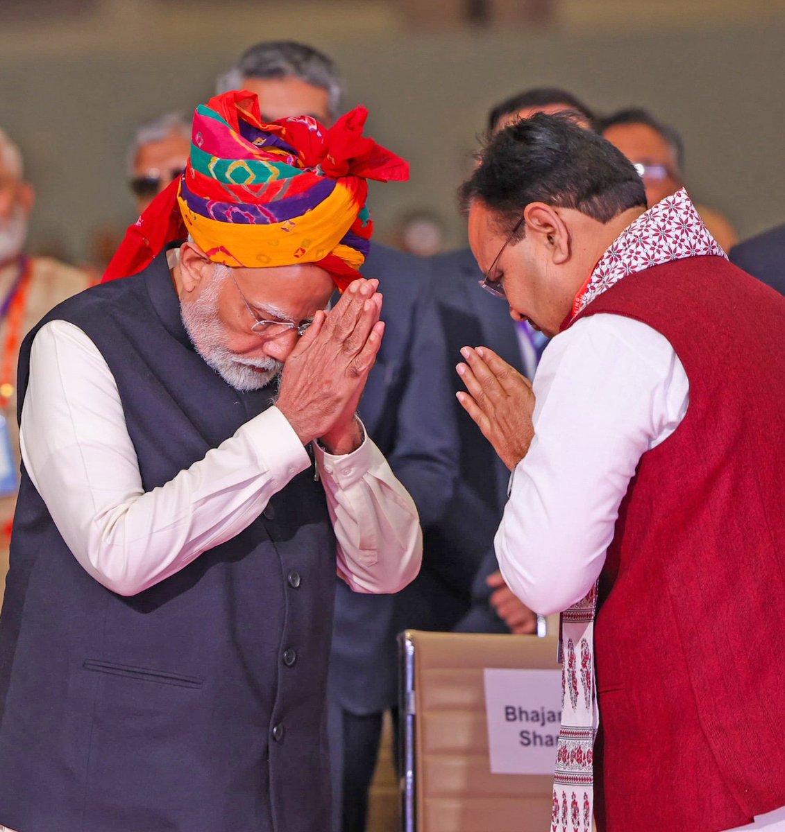BJP4Rajasthan's tweet photo. आज देश के माननीय प्रधानमंत्री श्री @narendramodi ने जयपुर में राइजिंग राजस्थान ग्लोबल इन्वेस्टमेंट समिट-2024 का शुभारंभ किया।

इस दौरान मुख्यमंत्री श्री @BhajanlalBjp, राज्यपाल श्री हरिभाऊ किसनराव बागड़े सहित पार्टी के अन्य वरिष्ठ नेता, देश एवं विदेश के कई दिग्गज उद्योगपति उपस्थित रहे।

#RisingRajasthanWithModi