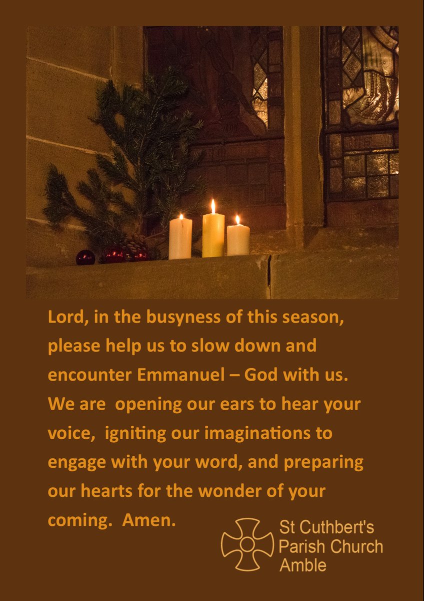 richardcolson46's tweet photo. Welcome to Monday, the start of the working week. Please take time out of your busy day to reflect on today's prayer for Advent. https://t.co/9p4uBuyrWd