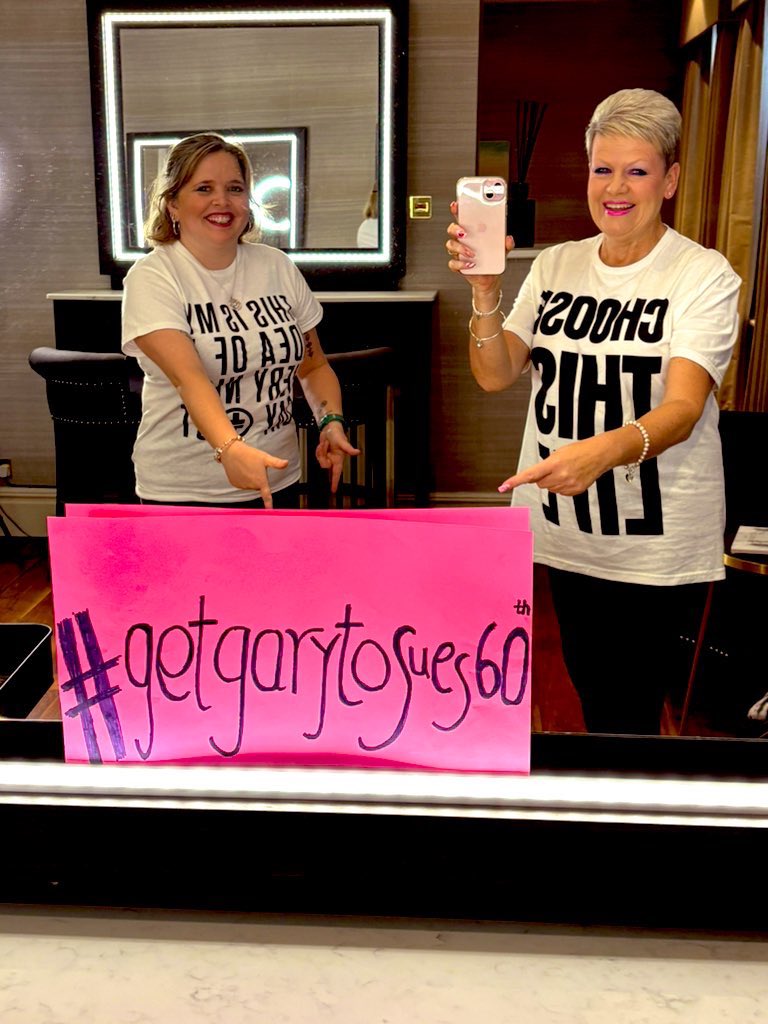 One more <a href="/GaryBarlow/">Gary Barlow</a> 

Save the date …please ?
August 2025

#getgarytosues60th
<a href="/Mrsr237/">Sarah Rollinson</a> 
🙏🩷🎤
