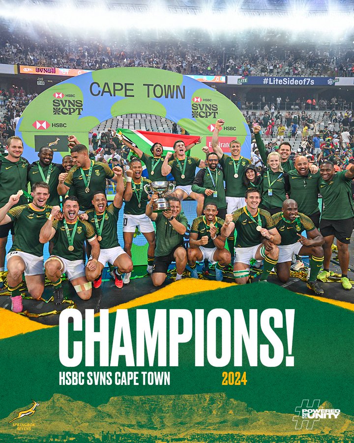 GbetsZA's tweet image. Repost:  • @blitzboks 🏆🇿🇦💚💛

#Blitzboks #HSBCSVNSCPT #PoweredByUnity