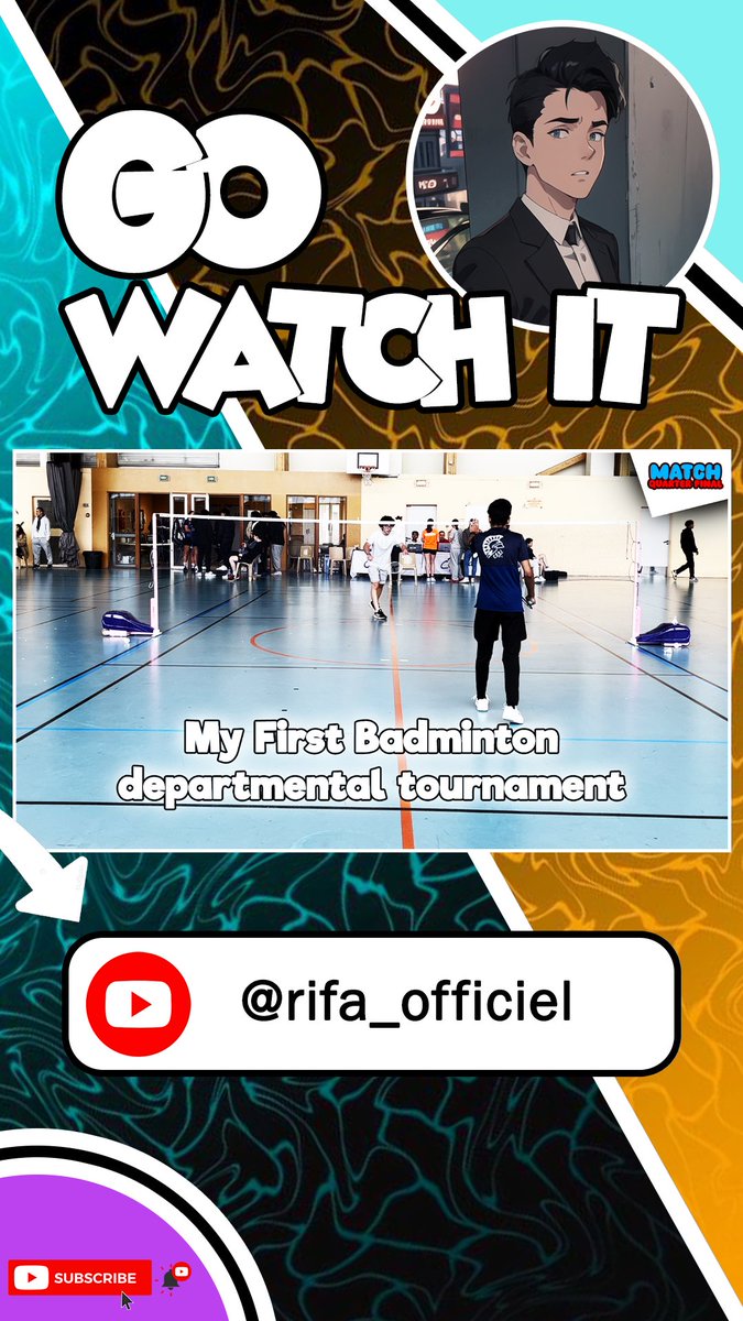 Rifa_TV's tweet photo. I’ve just posted a new badminton video on my YouTube channel, so don’t hesitate to check it out.  
LINK : https://t.co/3B3CQUANnp https://t.co/hq55nKOzbk
