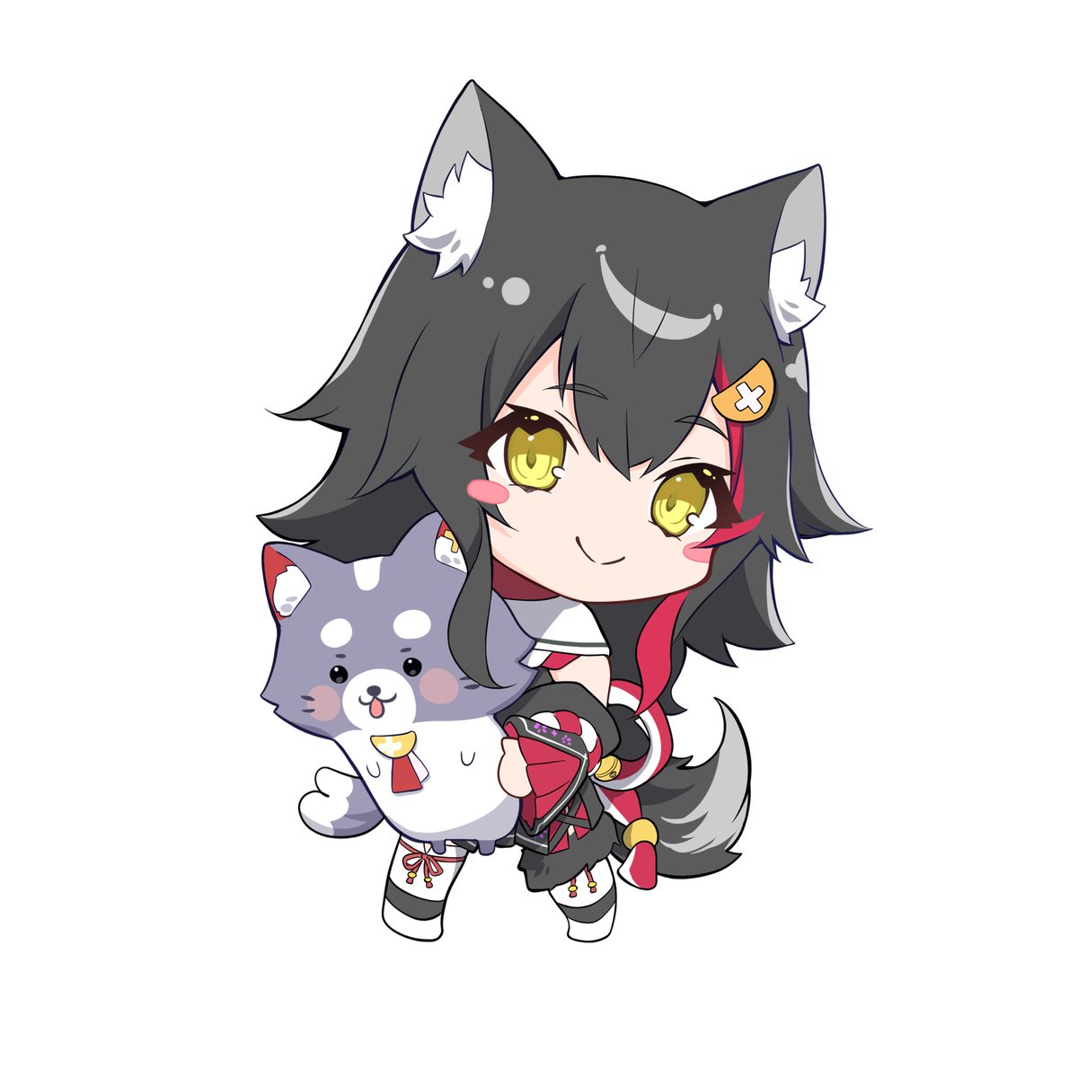 フブキ「フブちゃんとミオしゃ#みおーん絵#絵フブキ 」|あまぐり。のイラスト