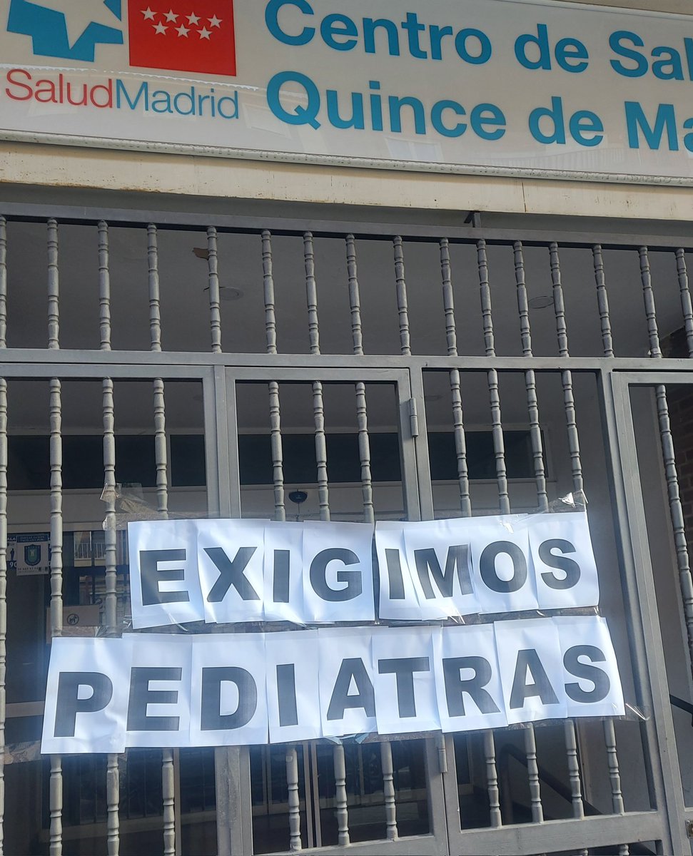 asamcarabanchel's tweet photo. Más de 300.000 niñas y niños ⛔SIN PEDIATRA⛔ asignado en la Comunidad de Madrid.  Esta situación inadmisible, ilegal y no la vamos a permitir.
NOS ORGANIZAMOS📣 y generamos red para exigir una Sanidad Pública de calidad para todas y todos💚. 
Seguimos! https://t.co/nZHEyGdPWb