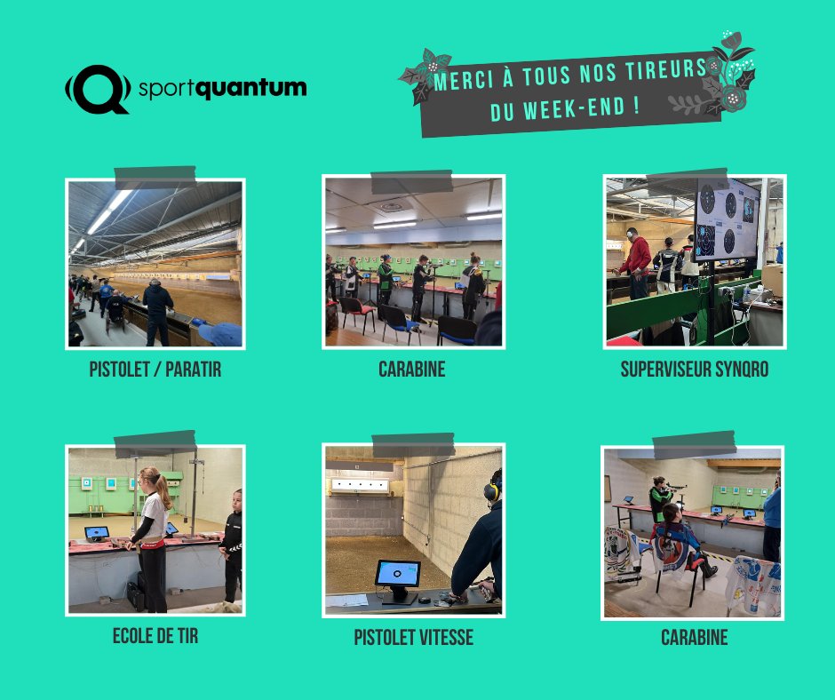 🎯 Merci à tous nos tireurs du week-end ! 🙌

Un immense merci à tous nos clients qui ont participé aux compétitions ce week-end sur les cibles Sport Quantum SQ Air 10 et SQ PanoramiQ ! 🏅 Vous avez été incroyables.💪