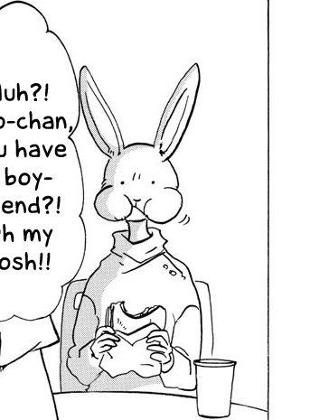I'm a little…a lot upset that her Love Failure tone shift is not handled as smoothly as Legosi and Louis, who both get a little sillier and more unfortunate, but. Well. What can you do 💀😔✌️