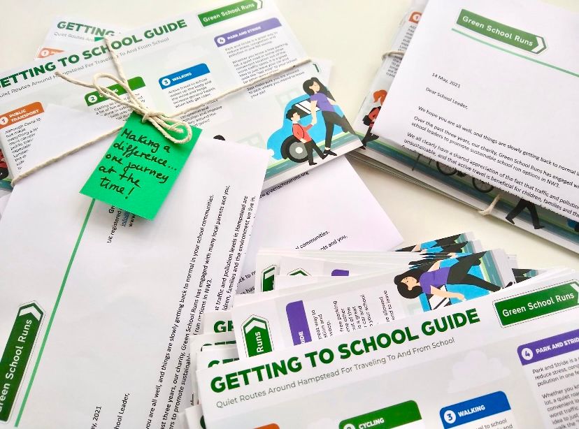 In collaboration with <a href="/CamdenCouncil/">Camden Council</a> and their Year of Clean Air for Camden Schools' project we have lots of material available to share with local schools on how to make the school run more sustainable! Reach out to us so to learn more info@greenschoolruns.org