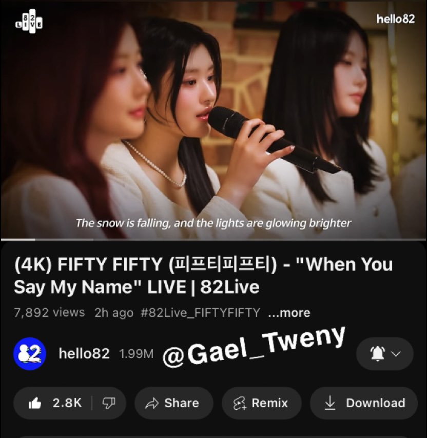 TwenyNight's tweet photo. @hello82official @we_fiftyfifty @hello82official
https://t.co/vakna8TToU
#82Live_FIFTYFIFTY #FIFTYFIFTYxhello82 #FIFTYFIFTY #hello82 https://t.co/IV7UBy9gBz