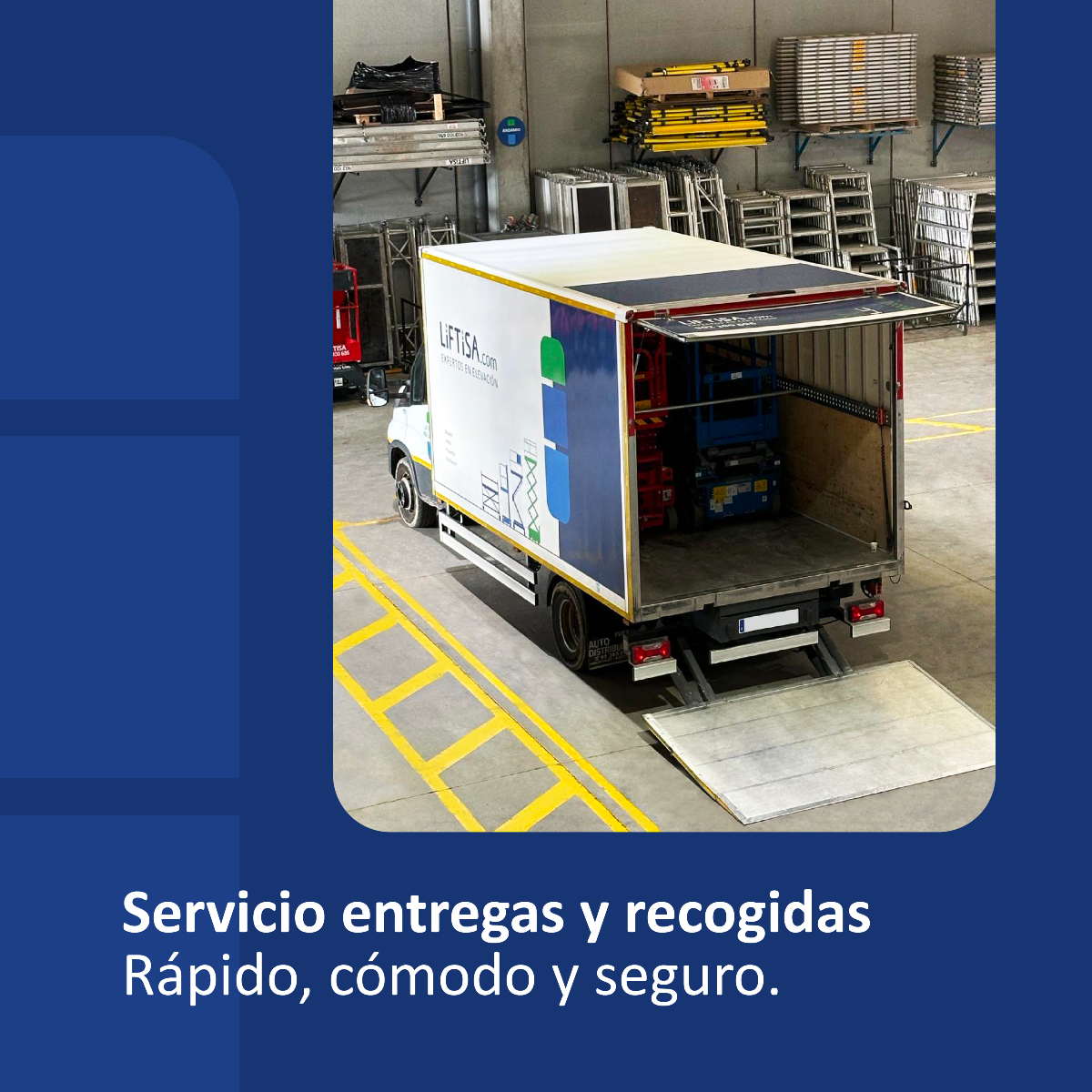liftisa's tweet photo. 🚛✨ Servicio de entregas y recogidas LIFTISA ✨🚛

¿Necesitas una #plataformaelevadora pero no tienes cómo transportarla? ¡No te preocupes! En #LIFTISA contamos con un servicio de transporte para toda nuestra flota.

Confía en nosotros para que tus proyectos no se detengan. 🙌 https://t.co/7Btk4bwrFo