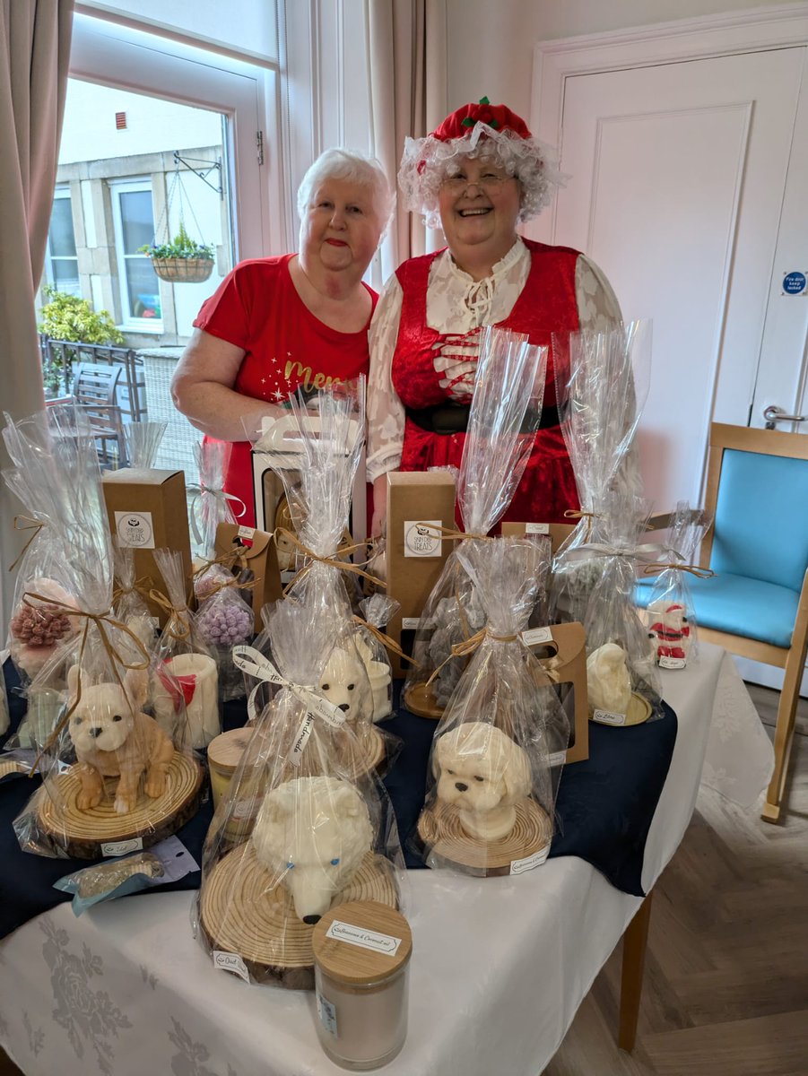 We held TWO Christmassy events yesterday!
The first was a mini Christmas Fair in our dining room, and later on we held a touching service at our annual Tree of Lights ceremony. 
Read the story here charlottestraker.org.uk/our-christmas-… #carehome #residentialhome #elderlycare #charitychristmas