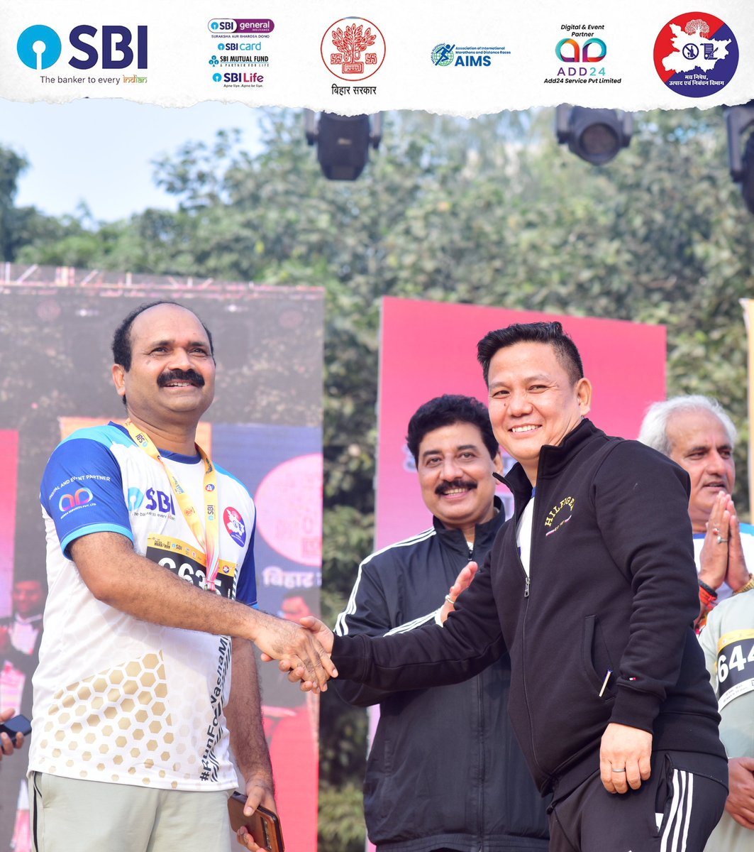 Bihar_PER's tweet photo. Like every year, Excise Department organized Bihar's Biggest Marathon on 1st Dec,24
Here are the few Glipmses of the #SBIPatnaMarathonReloaded
Co-sponsored by @TheOfficialSBI
Managed & Organised by @Add24services
Call us at 7762822624
#runforcause #excisebihar #drystate https://t.co/Suhqna7ncr