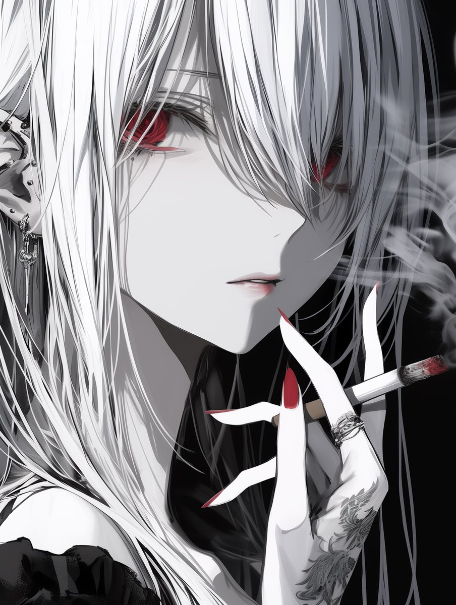 zx12R5624's tweet photo. おやすみJapa〜n(ﾟ∀ﾟ)ノ　

♪フリーアイコン ♪フリーイラスト 

「albino＋煙」 https://t.co/dUaCzKVMJk