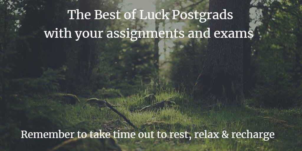 TCDPGAdvisory's tweet photo. The very best of luck #TCDPostGrads from the Postgraduate Advisory Service. Believe in yourself. You’ve got this! Remember to look after yourselves during this time: take time to rest &amp; relax, eat well, get proper sleep and some fresh air &amp; exercise. #GoodLuck #Believe #TCDExams https://t.co/lkk8JyUtwp