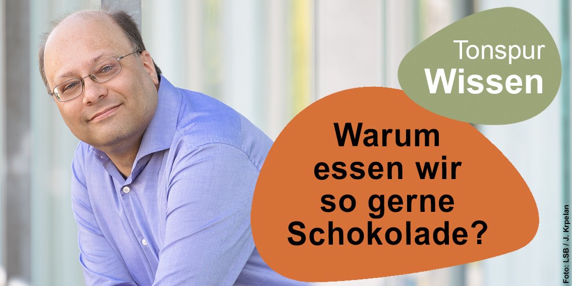 Leibniz-Gemeinschaft (@leibnizwgl) on Twitter photo Warum essen wir so gerne #Schokolade?
Neue Folge von #TonspurWissen, dem #Podcast von <a href="/LeibnizWGL/">Leibniz-Gemeinschaft</a> & <a href="/rponline/">𝖗𝖚̈𝖑𝖕𝖘𝖊𝖓𝖉𝖊 𝖕𝖔𝖘𝖙 🫠</a>, diesmal mit Andreas Dunkel vom <a href="/LeibnizLSB/">Leibniz-Institut für Lebensmittel-Systembiologie</a> an der <a href="/TU_Muenchen/">TU München</a>.
pod.fo/e/28c715
<a href="/dastutmannicht/">Ursula Weidenfeld</a> #Ernährung #Kakao #Lebensmittel #Genuss #Chemie Warum essen wir so gerne #Schokolade?
Neue Folge von #TonspurWissen, dem #Podcast von <a href="/LeibnizWGL/">Leibniz-Gemeinschaft</a> & <a href="/rponline/">𝖗𝖚̈𝖑𝖕𝖘𝖊𝖓𝖉𝖊 𝖕𝖔𝖘𝖙 🫠</a>, diesmal mit Andreas Dunkel vom <a href="/LeibnizLSB/">Leibniz-Institut für Lebensmittel-Systembiologie</a> an der <a href="/TU_Muenchen/">TU München</a>.
pod.fo/e/28c715
<a href="/dastutmannicht/">Ursula Weidenfeld</a> #Ernährung #Kakao #Lebensmittel #Genuss #Chemie
