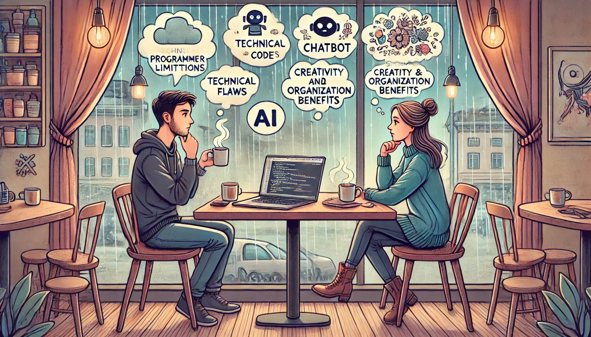 RavindraDa26088's tweet photo. The Café Debate: Are LLMs Truly Intelligent?
https://t.co/VOESxJ95Qc

#AIConversations
#TechVsCreativity
#LLMDebate
#ChaiAndChat
#AIProsAndCons
#CafeDiscussions
#CreativityWithAI
#CriticalThinking
#TechInDailyLife
#AIAndHumanInsight
#BrainstormingOverChai
#WriterAndCoder https://t.co/v3Fn5M6wBl