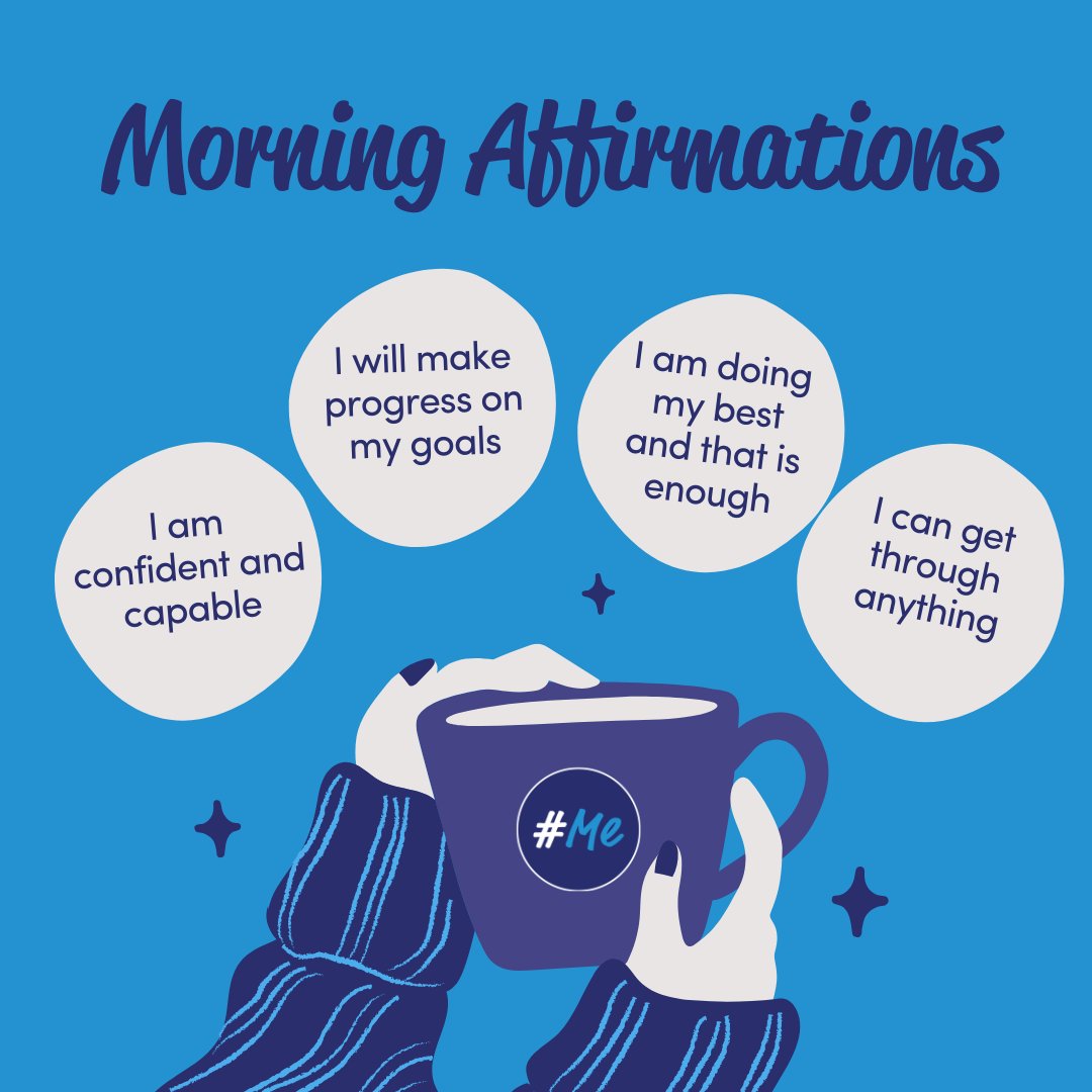 #Me (@realhashtagme) on Twitter photo Good morning! ☀️ Start your day with these affirmations and set the tone for a positive, productive day ahead🌟✨ 
#MorningAffirmations #PositiveStart #MindsetMatters Good morning! ☀️ Start your day with these affirmations and set the tone for a positive, productive day ahead🌟✨ 
#MorningAffirmations #PositiveStart #MindsetMatters