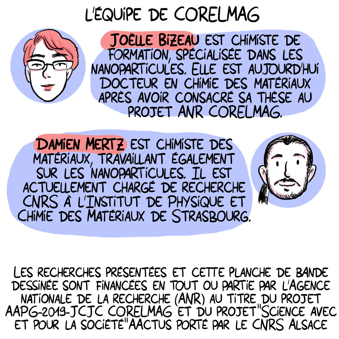 CNRS_Alsace's tweet image. 🗨️𝗕𝗗𝑒́𝑐𝑜𝑢𝑣𝑟𝑜𝑛𝑠 CORELMAG 13/13 
Vous avez découvert le projet CORELMAG de l&apos;@IPCMSlab ! 
Un article pour en savoir + 👉 bit.ly/corelmagarticle
Retrouvez la BD complète 👉 bit.ly/corelmag
 @AgenceRecherche @CNRS @CNRSchimie #SAPSCNRS #sante #chimie #materiaux