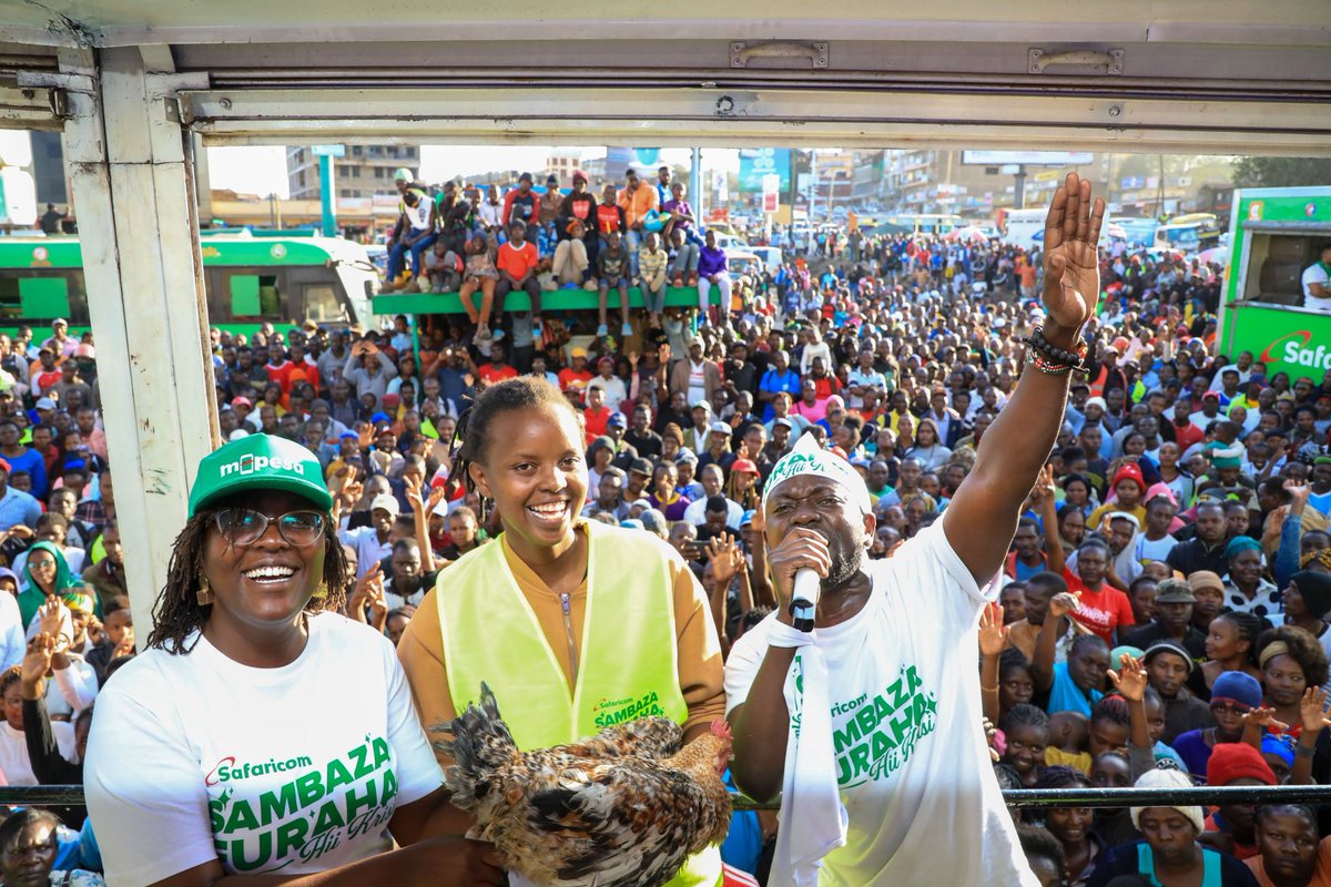 BrithneyShi's tweet photo. Waseee, @SafaricomPLC  is in Coast region this week. Today,they  will be in Masili, Wamunyu, Katangi, Kwa Vonza, Kabati, Kitui Town, Kisasi &amp; Ikanga .Gifts ni mob airtime, live goats,chicken,food hampers etc. Mshareyour fav things about this  season #SambazaFurahaNaSafaricom https://t.co/uoX8sYrKeq