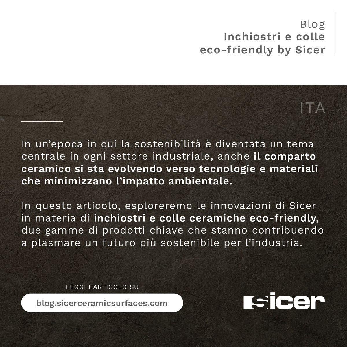 sicerspa's tweet photo. Sustainability is a now constant focus for Sicer in product development.  
We have chosen to take stock of what are our advancements in this article in our blog, where we explain in detail about our rich range of eco-friendly glues and our .LE inks. https://t.co/WPC0O3N6Ws