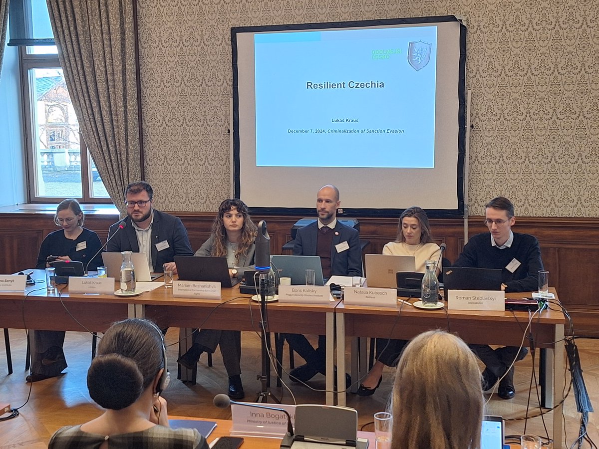 Boris Kalisky, PSSI´s Director of Operation has contributed to the session The Role of Civil Society in Addressing Sanctions Evasion at the conference CRIMINALIZATION OF SANCTION EVASION organised by CEELI Institute. 
Together with Lukáš Kraus from Lobbio they introduced the