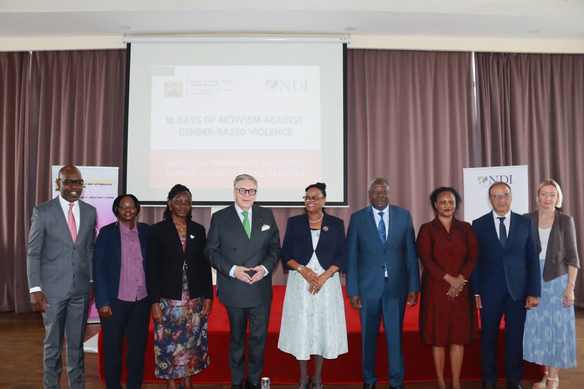 Rachel Kamweru (@rachelrkamweru) on Twitter photo National Conference on Technology Facilitated Gender Based Violence <a href="/NDI/">National Democratic Institute</a> <a href="/gender_ke/">State Department For Gender and Affirmative Action</a> <a href="/ORPPKenya/">ORPPKenya</a>
#TFGBV
#EndGBV National Conference on Technology Facilitated Gender Based Violence <a href="/NDI/">National Democratic Institute</a> <a href="/gender_ke/">State Department For Gender and Affirmative Action</a> <a href="/ORPPKenya/">ORPPKenya</a>
#TFGBV
#EndGBV