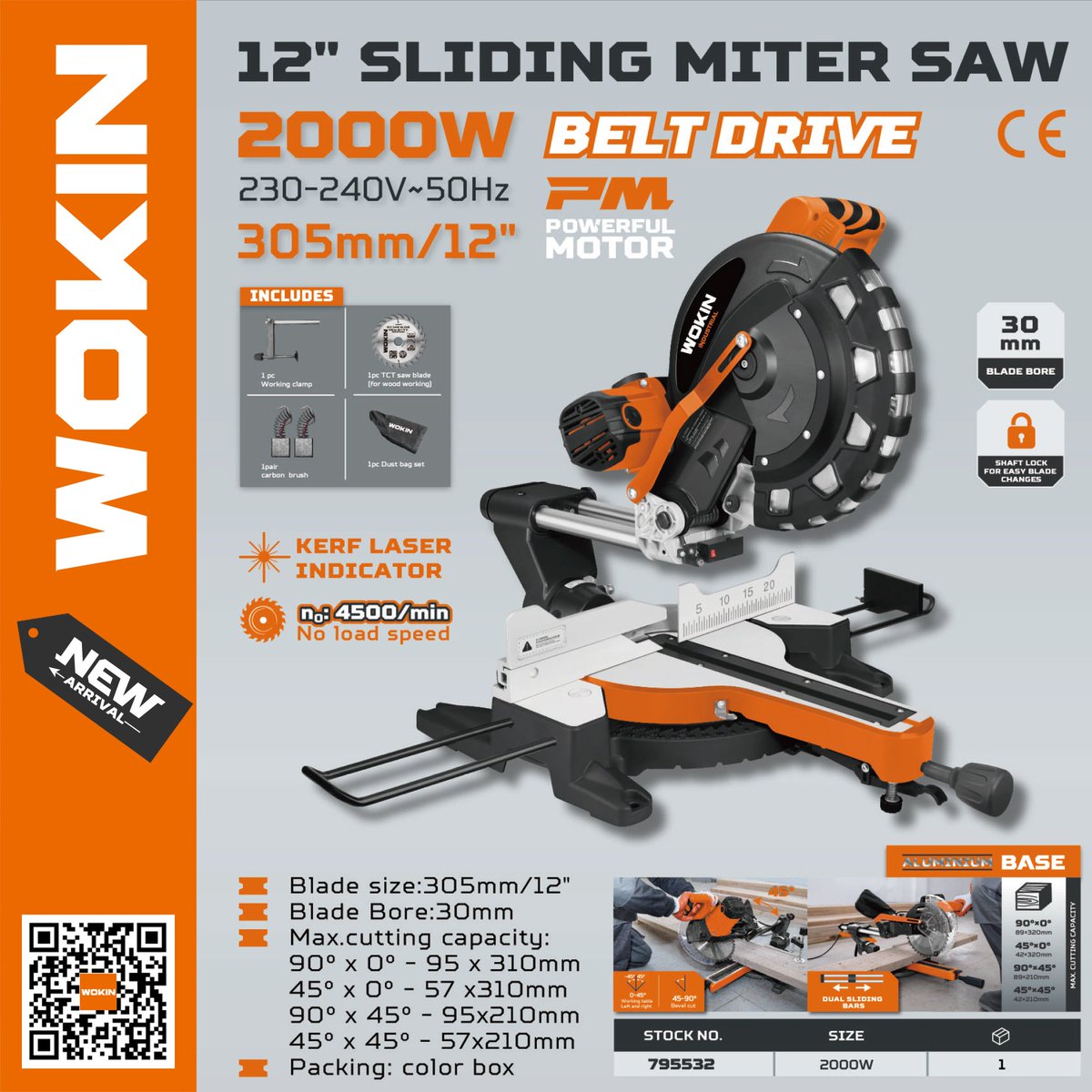 wokinglobal's tweet photo. New Arrival!💥💥 WOKIN Sliding Miter Saw. Welcome to contact our sales and local distributors to consult and order.
795530: https://t.co/UorMj3IiuF
795532: https://t.co/5OnED3d8QG
#wokintools #wokin #slidingmitersaw #mitersaw
#powertools #woodworkingtools #NewArrival https://t.co/eZLdb6LKOh