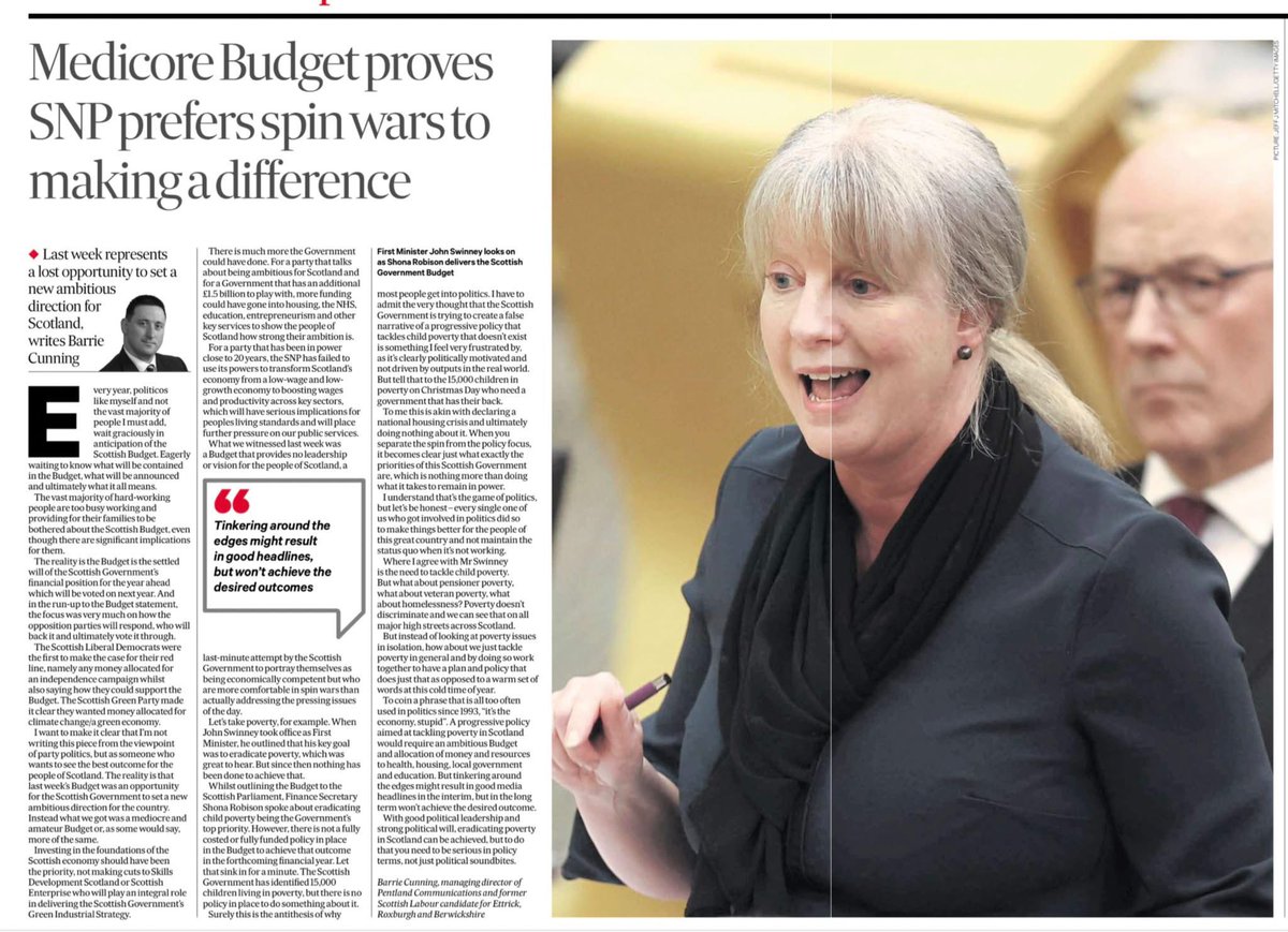 Eradicating child poverty is a top priority yet there is no fully funded or costed plan to achieve that. Spin wars versus making a difference <a href="/AnasSarwar/">Anas Sarwar</a> <a href="/jackiebmsp/">Jackie Baillie</a> <a href="/_MWhitfield/">Martin Whitfield MSP</a> <a href="/ScottishLabour/">Scottish Labour</a>