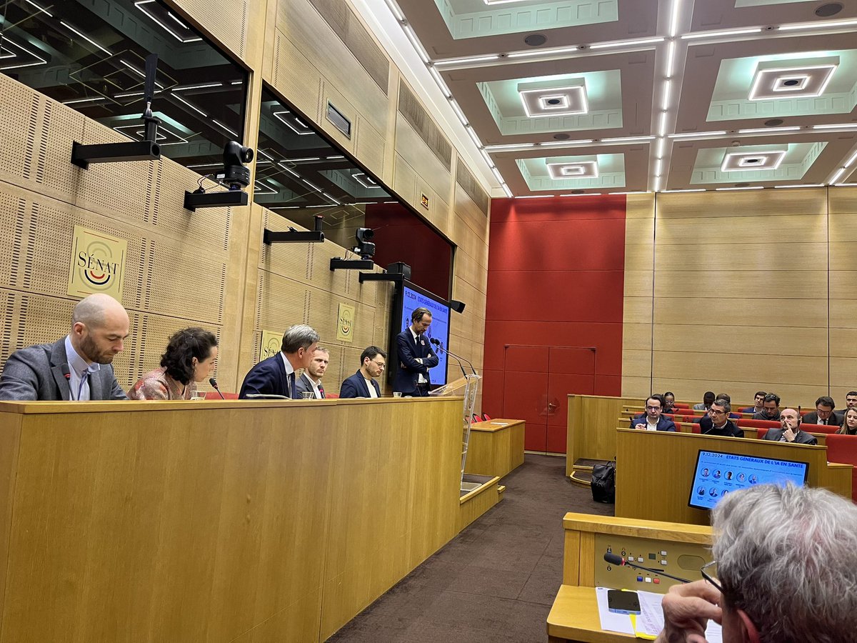 La <a href="/CSMF_officiel/">CSMF_officiel</a> remercie le Sénateur <a href="/AlainMillon/">millon alain</a> et <a href="/GrusonDavid/">David Gruson</a> pour leur invitation aux Etats Généraux de l’IA en Santé sous le haut patronage du Président du Sénat Gerard Larcher. <a href="/Senat/">Sénat</a> <a href="/EthikIA2018/">Ethik-IA</a>