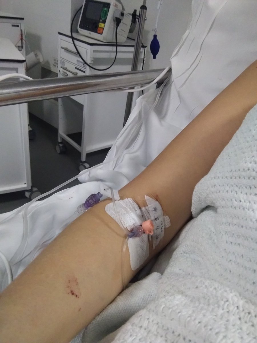 GiuliaBould's tweet photo. All about showing a full life with Addison's Disease so I have to show the tough parts too so it's realistic

Flipping Addison's crisis last night. Spell in resus but all ok now

Frustratingly, despite setting up a protocol at the hospital it wasn't implemented so more work to do https://t.co/OcWiFcfDsK