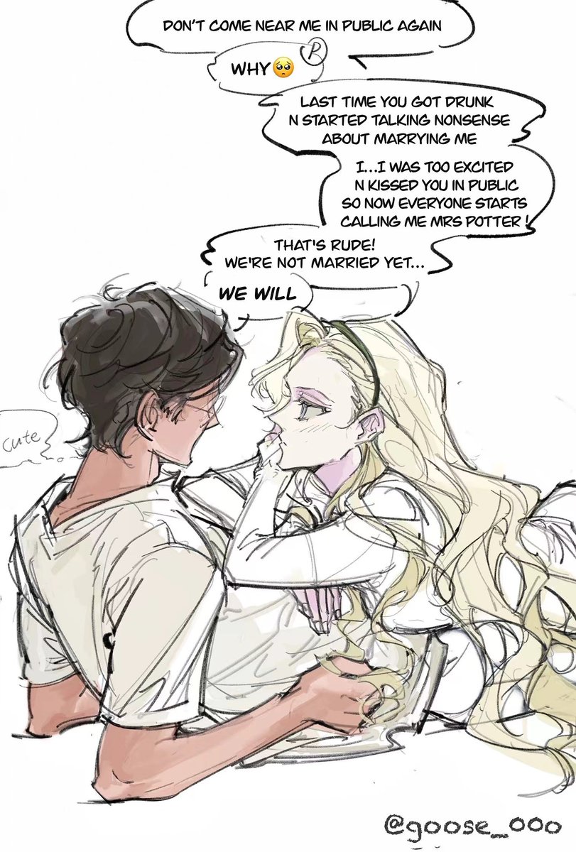 goose_00o's tweet photo. Secret relationship🤫
 sketch practice/fem dlm #drarry #hpdm https://t.co/4UlBKgF6lV