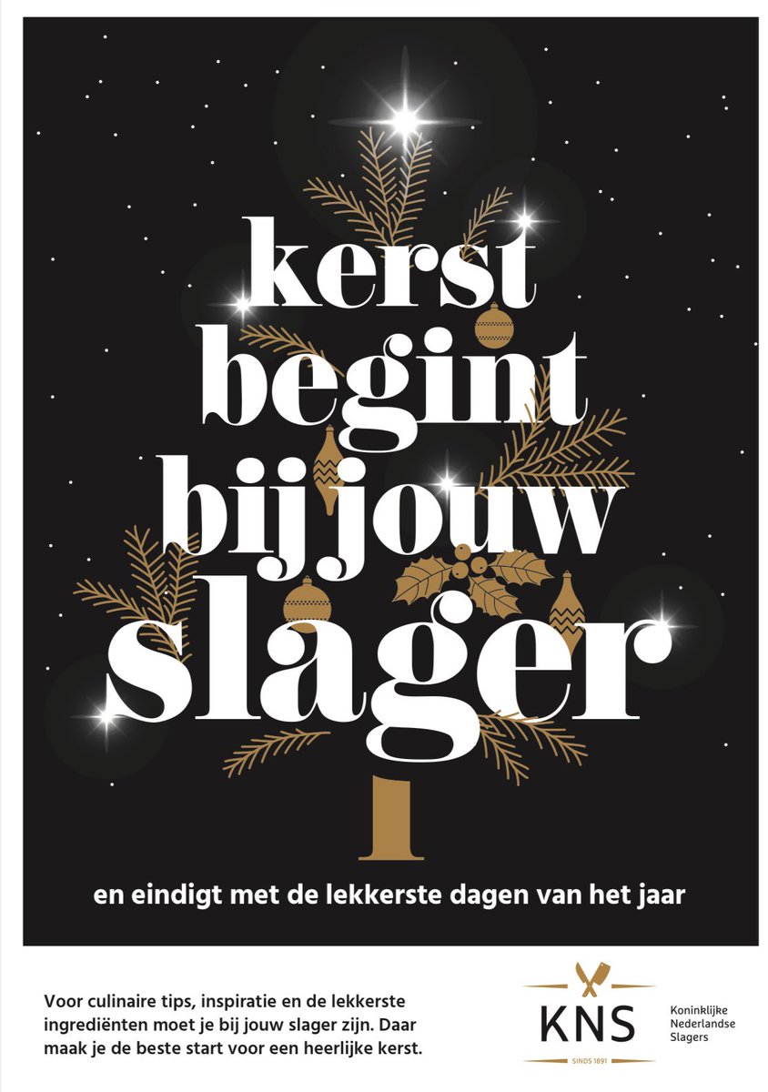 Kerst begint bij jouw #slager, bestel vandaag nog voor de lekkerste dagen van het jaar #ambacht #vakmanschap #kooplokaal mkb