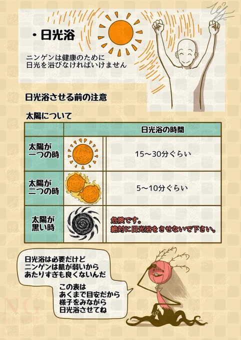 巨大な人外がニンゲンを飼うお話(3/5)
図鑑『日光浴について』

#漫画が読めるハッシュタグ 