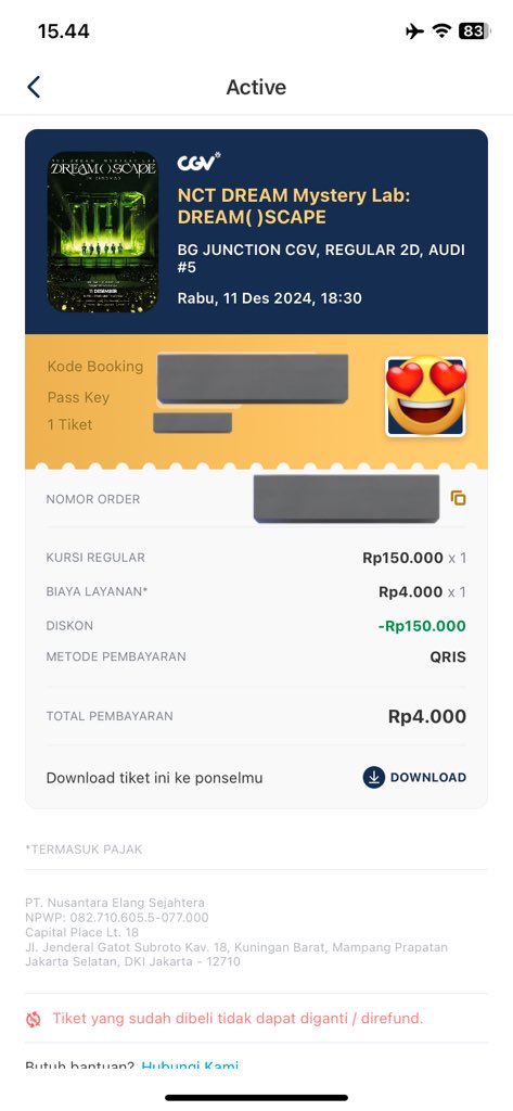 thread voucher free tiket nonton

karena dm ku limit jd aku buat thread aja ya buat yg mau dan butuh boleh ikutin, kalo krng faham boleh bgt dm aku🥰