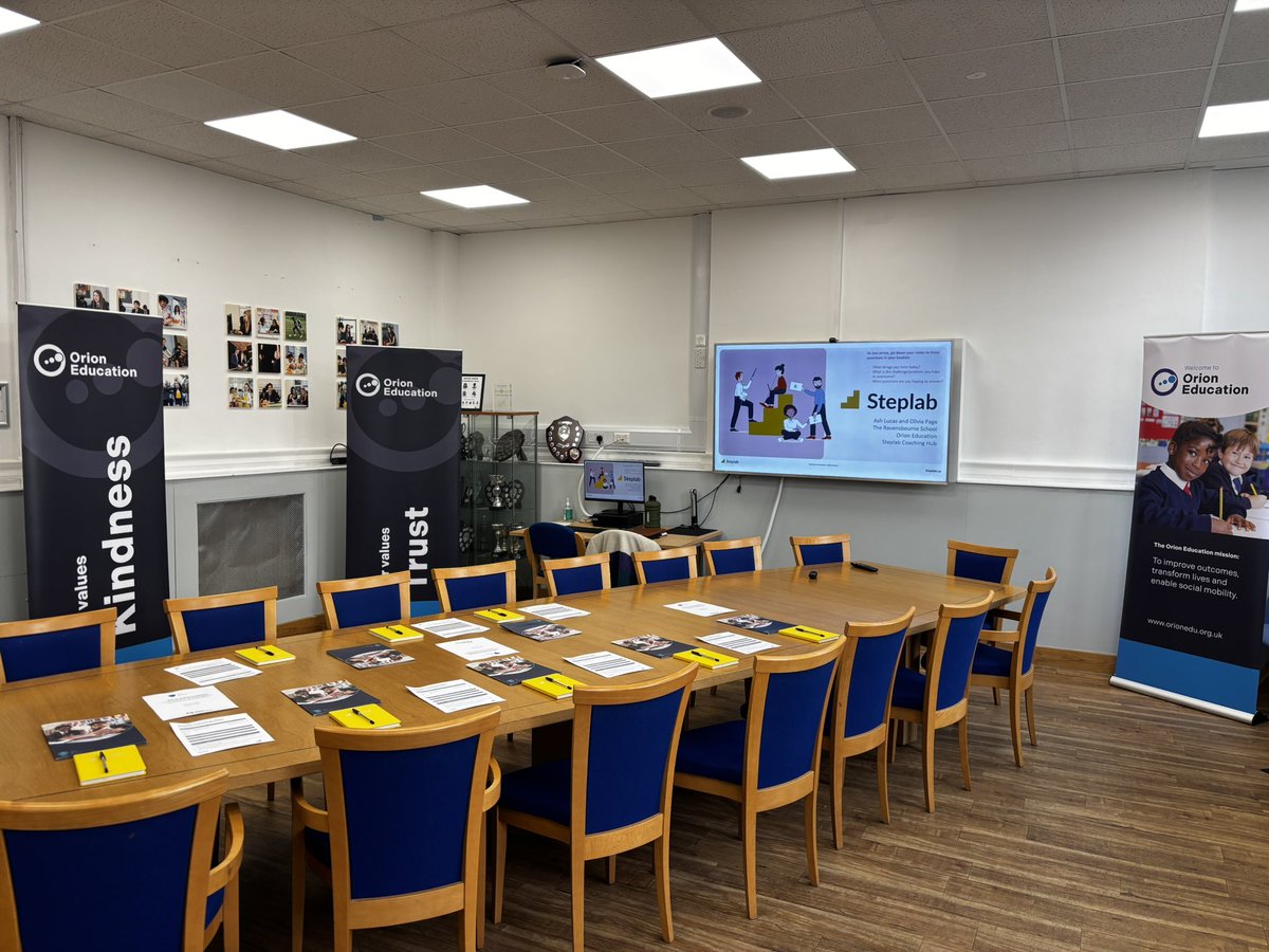 RavensbourneSch's tweet photo. All ready to go for our first StepLab coaching hub day @Steplab_co We are looking forward to sharing our journey of instructional coaching to improve teaching and learning @orion_education #integrity #excellence #ambition #trust #kindness #endeavour https://t.co/sEappKN7vz