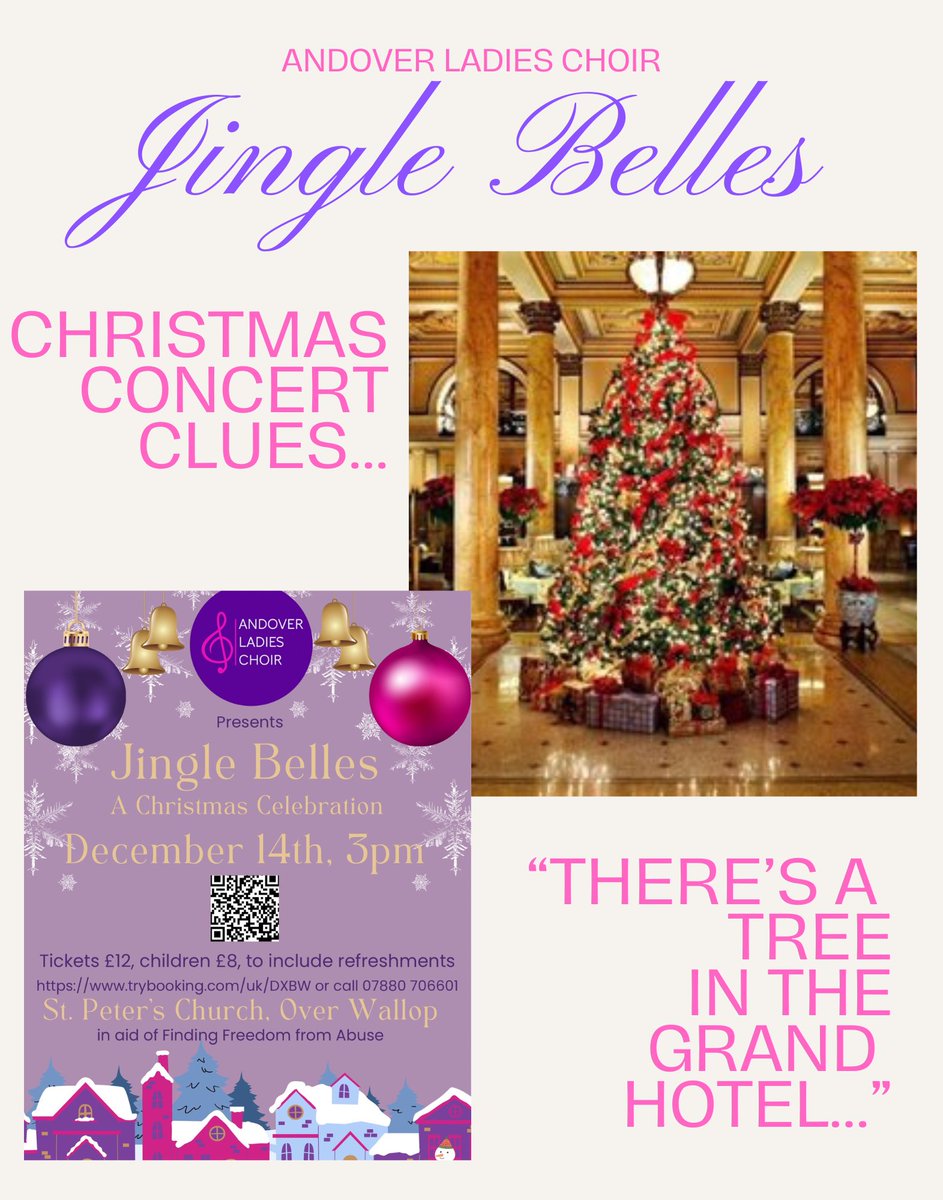 We performed at a fab private event on Fri! Here’s one of the songs- come &amp; hear the full version at our Jingle Belles concert on 14th Dec. Melodies classic and new- everyone welcome! trybooking.com/uk/DXBW