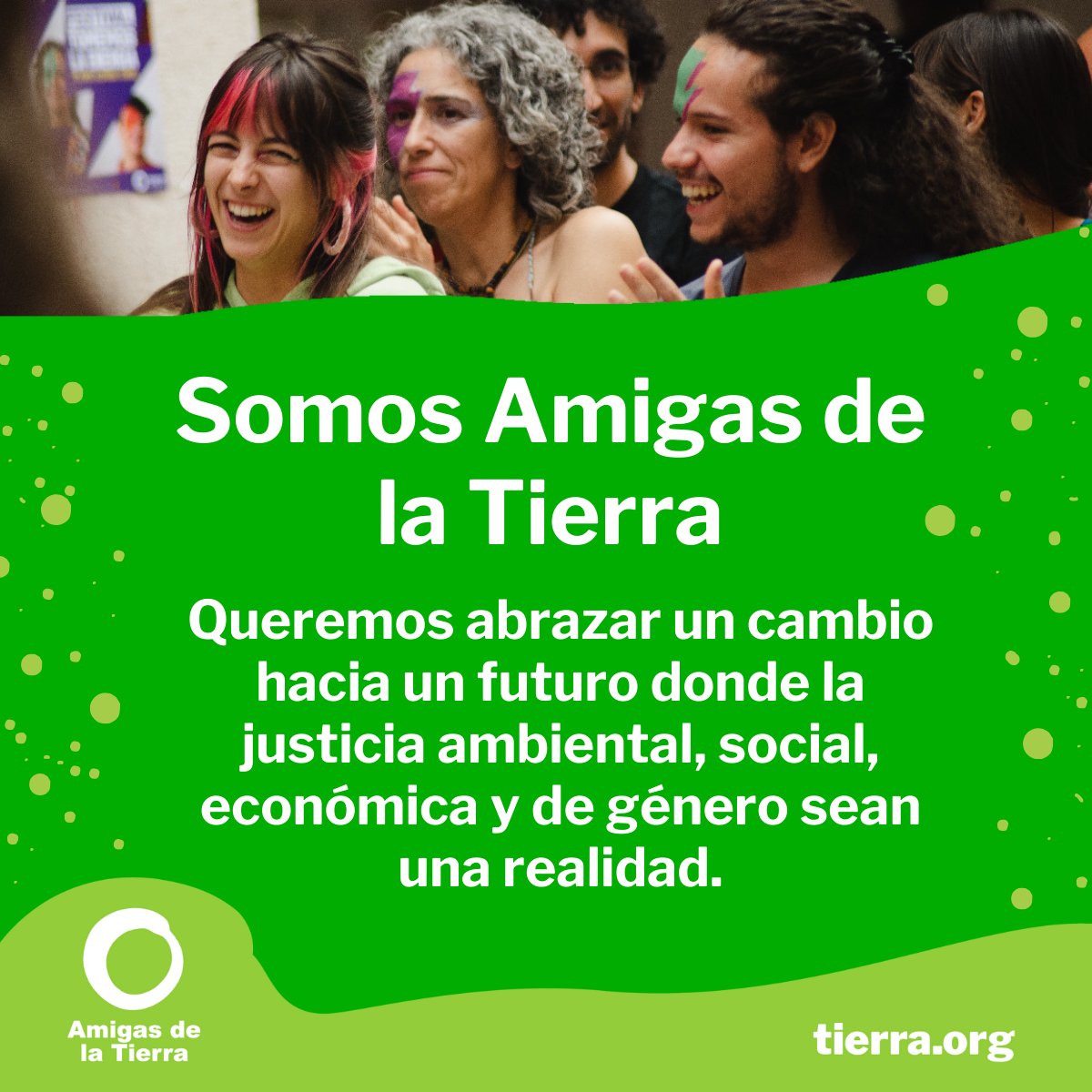 Las sociedades y las personas evolucionan, cambiamos, y desde Amigas de la Tierra queremos abrazar ese cambio hacia un futuro donde la justicia ambiental, social, económica y de género sean una realidad. Somos #AmigasdelaTierra

tierra.org/somos-amigas-d…