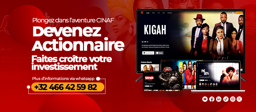 CinafTv's tweet photo. Découvrez CINAF la plateforme qui connecte les cinéastes africains à leur public mondial. Avec , les créateurs peuvent diffuser leurs œuvres, construire une communauté fidèle et monétiser leurs contenus.
https://t.co/RtIkeMeBR3 https://t.co/q7dDMLDsc5
