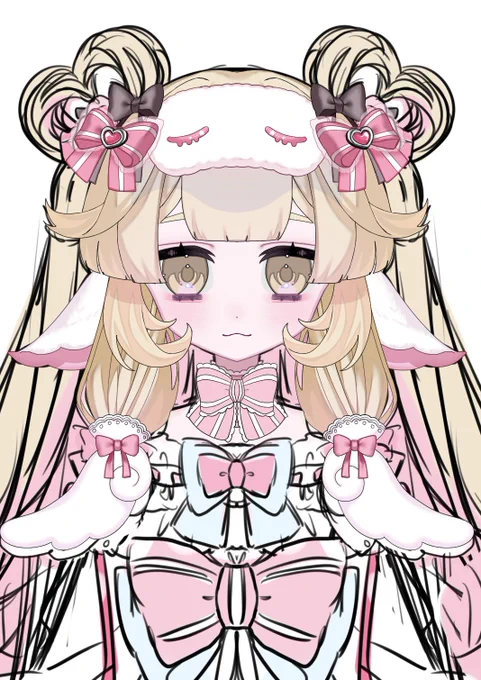 お顔 #Live2DWIP 