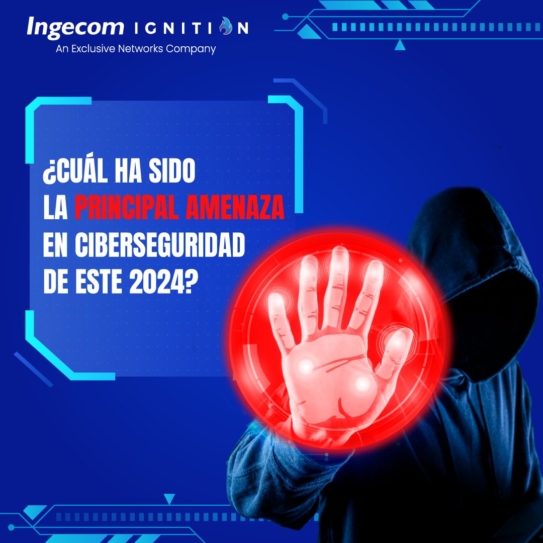 ¿Sabes cuál ha sido la principal amenaza en ciberseguridad de este 2024?

👨‍🏫  👾 La principal amenaza sigue siendo el ransomware. De hecho, en 2024  hemos notado que este tipo de ataques han avanzado en complejidad y que  los métodos de extorsión a las empresas han aumentado.